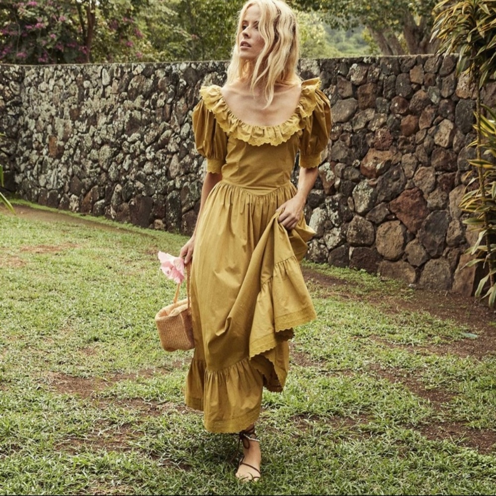 Doên Lupine Dress, Oregano, Size Medium